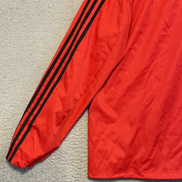 Adidas 3 Stripe RN#88387 CA#40312 Black And Red Jacket Men's Small - Picture 12 of 14
